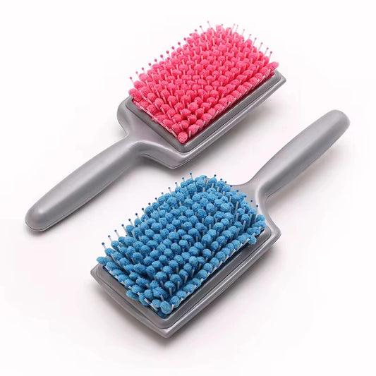 2-in-1 Microfiber Quick-Dry Hair Brush